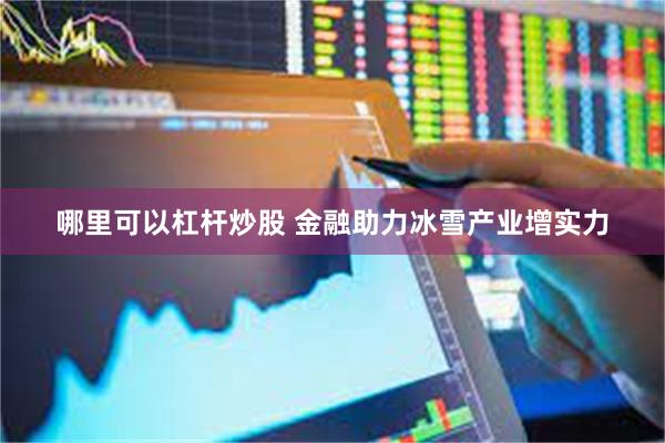 哪里可以杠杆炒股 金融助力冰雪产业增实力
