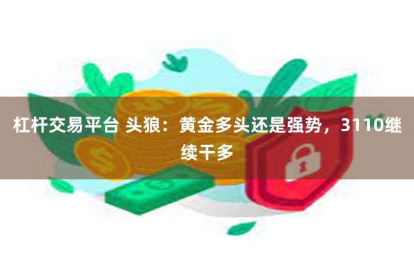 杠杆交易平台 头狼：黄金多头还是强势，3110继续干多