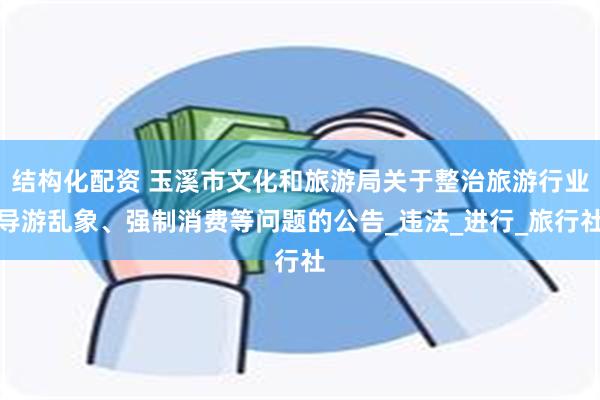 结构化配资 玉溪市文化和旅游局关于整治旅游行业导游乱象、强制消费等问题的公告_违法_进行_旅行社