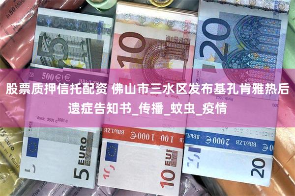 股票质押信托配资 佛山市三水区发布基孔肯雅热后遗症告知书_传播_蚊虫_疫情