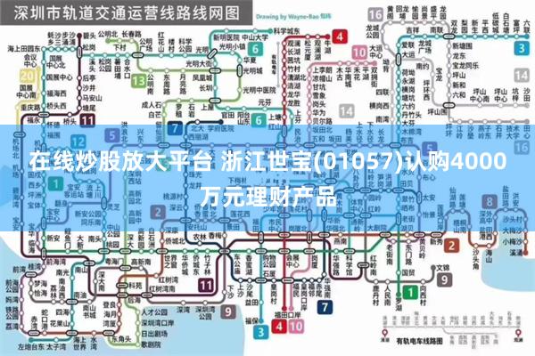 在线炒股放大平台 浙江世宝(01057)认购4000万元理财产品