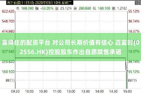 靠得住的配资平台 对公司长期价值有信心 迈富时(02556.HK)控股股东作出自愿禁售承诺