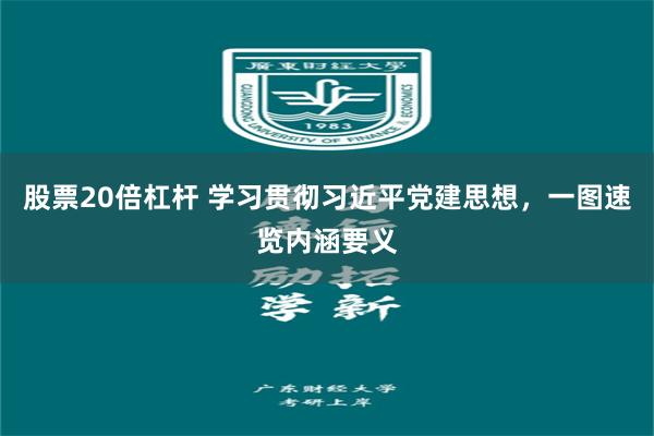 股票20倍杠杆 学习贯彻习近平党建思想，一图速览内涵要义