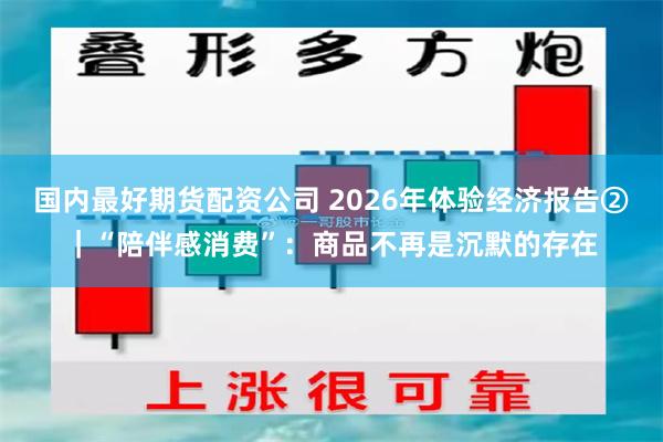 国内最好期货配资公司 2026年体验经济报告②｜“陪伴感消费”：商品不再是沉默的存在