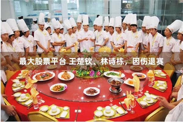 最大股票平台 王楚钦、林诗栋，因伤退赛